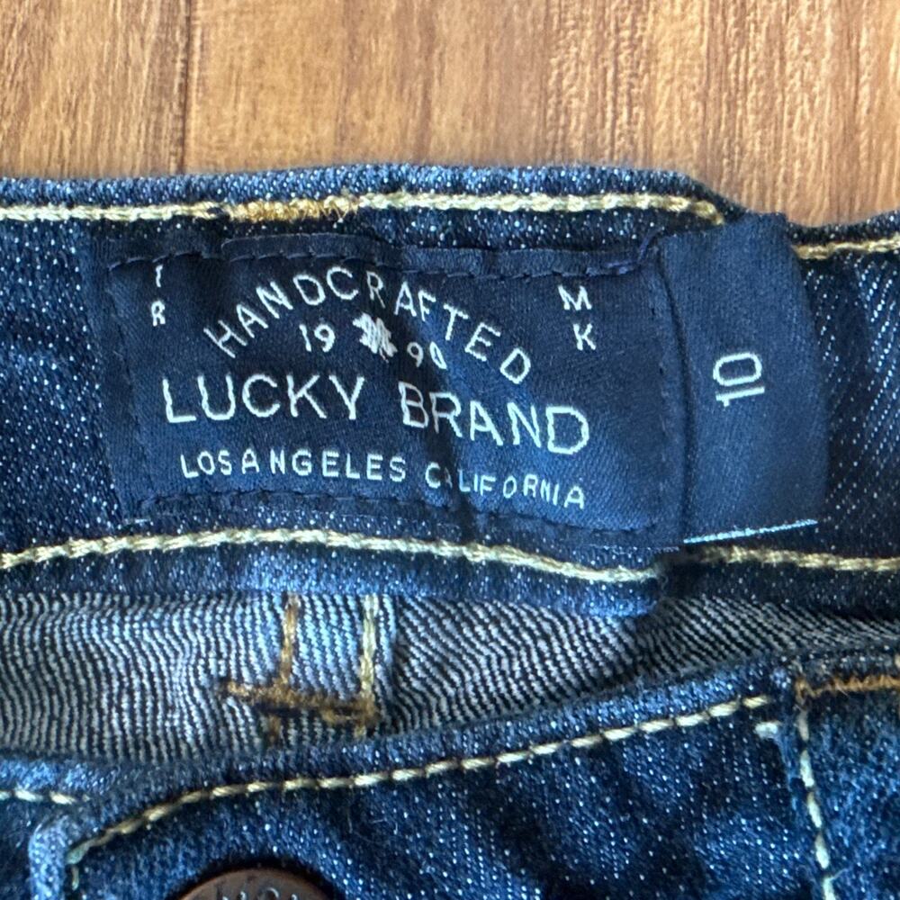 Girls Youth‎ Lucky Brand Zoe Skinny Denim Jeans Size 10 adjustable waist - Picture 3 of 7